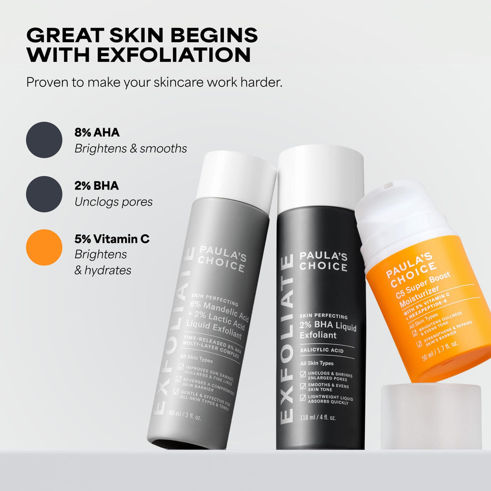Paula's Choice stable packaging in lifestyle scene preserving actives benefit