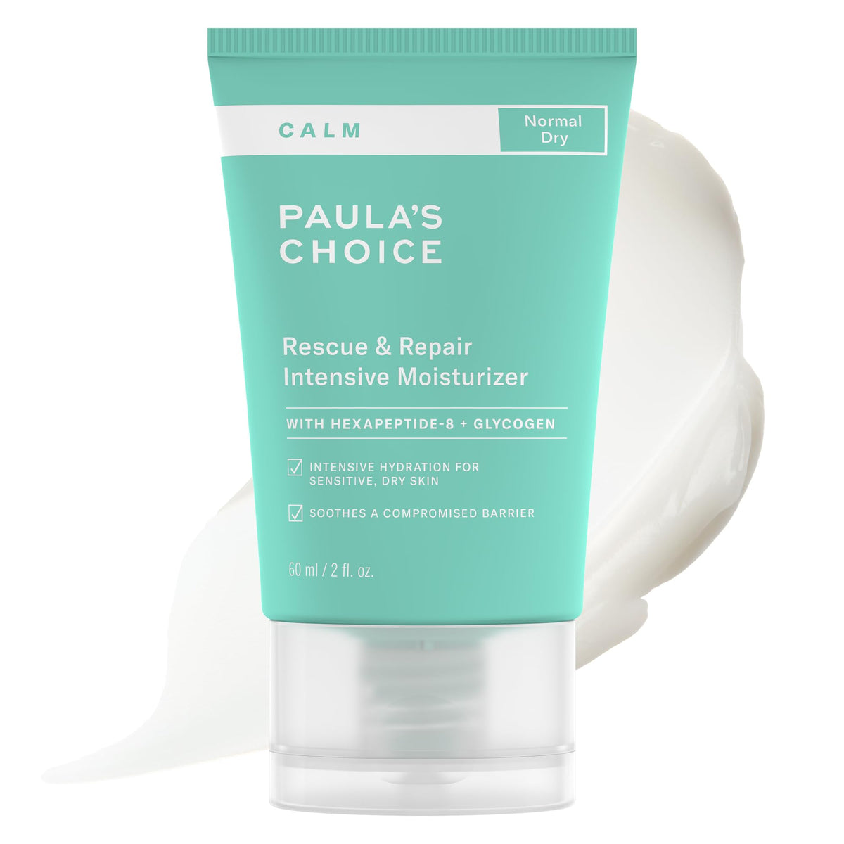 Paula's Choice front packaging showing calm moisturizer for quick recognition and reassurance