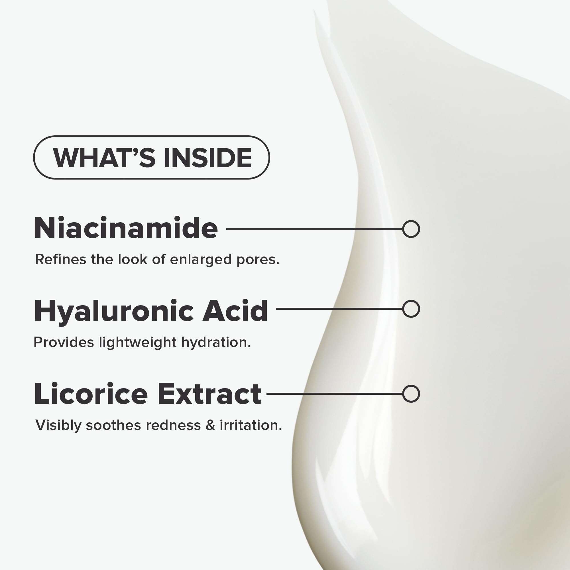 Paula's Choice pump dispensing moisturizer onto hand for easy application