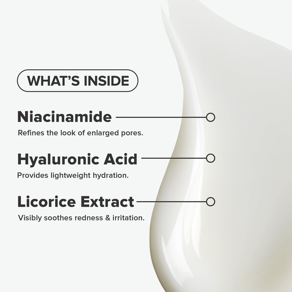 Paula's Choice pump dispensing moisturizer onto hand for easy application