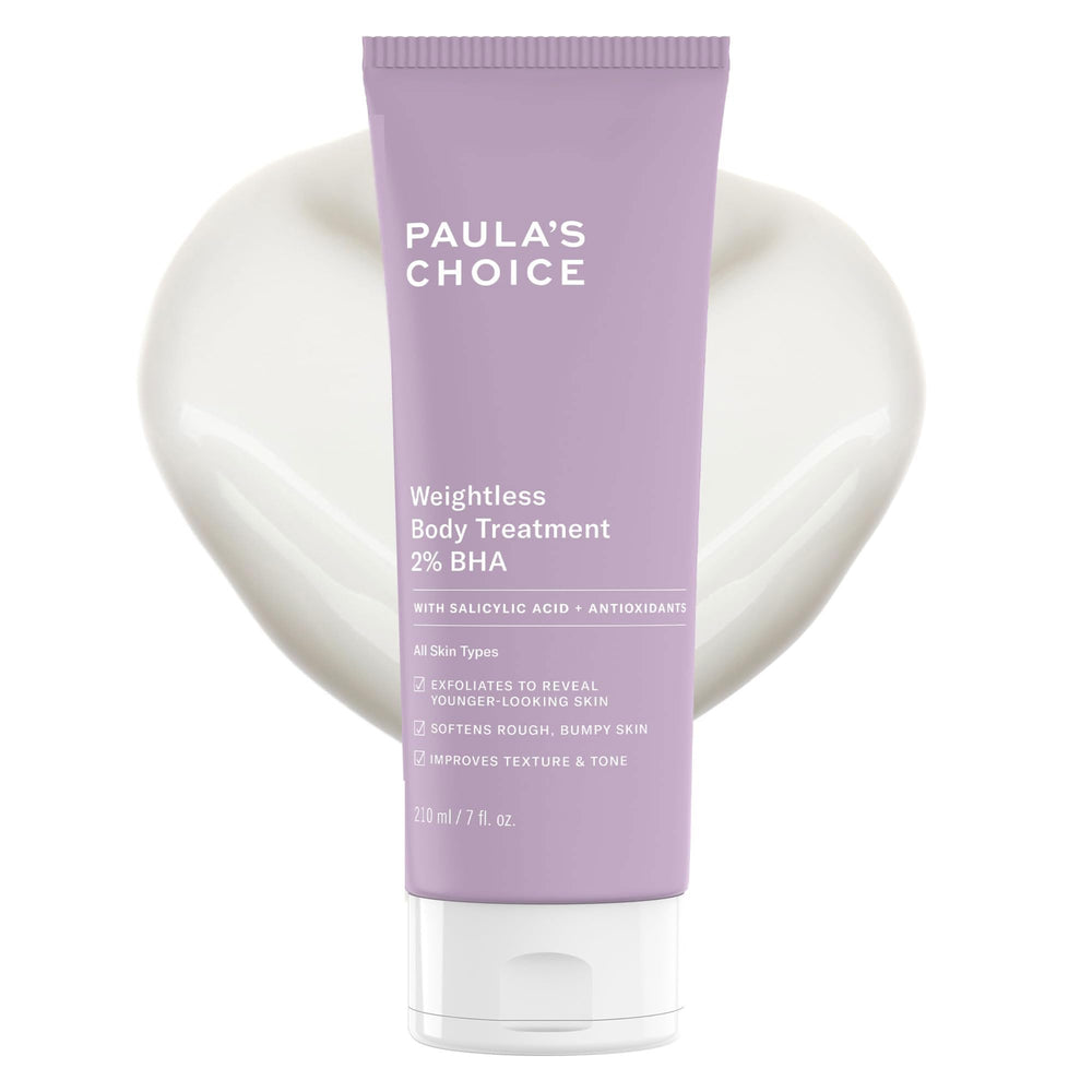 Paula's Choice front packaging showing the treatment bottle and clear label benefit