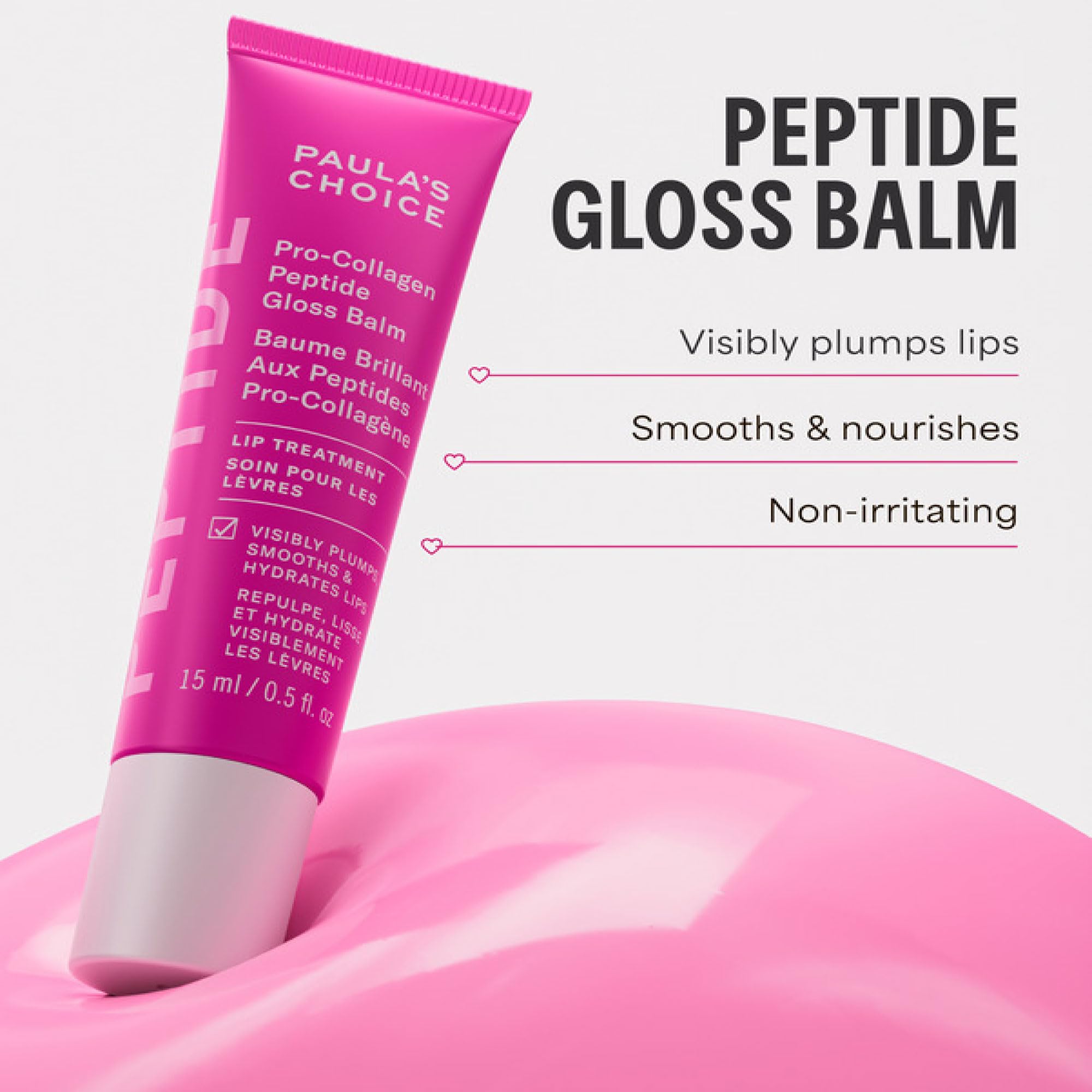 Paula's Choice tube beside pillow suggesting nighttime lip treatment use