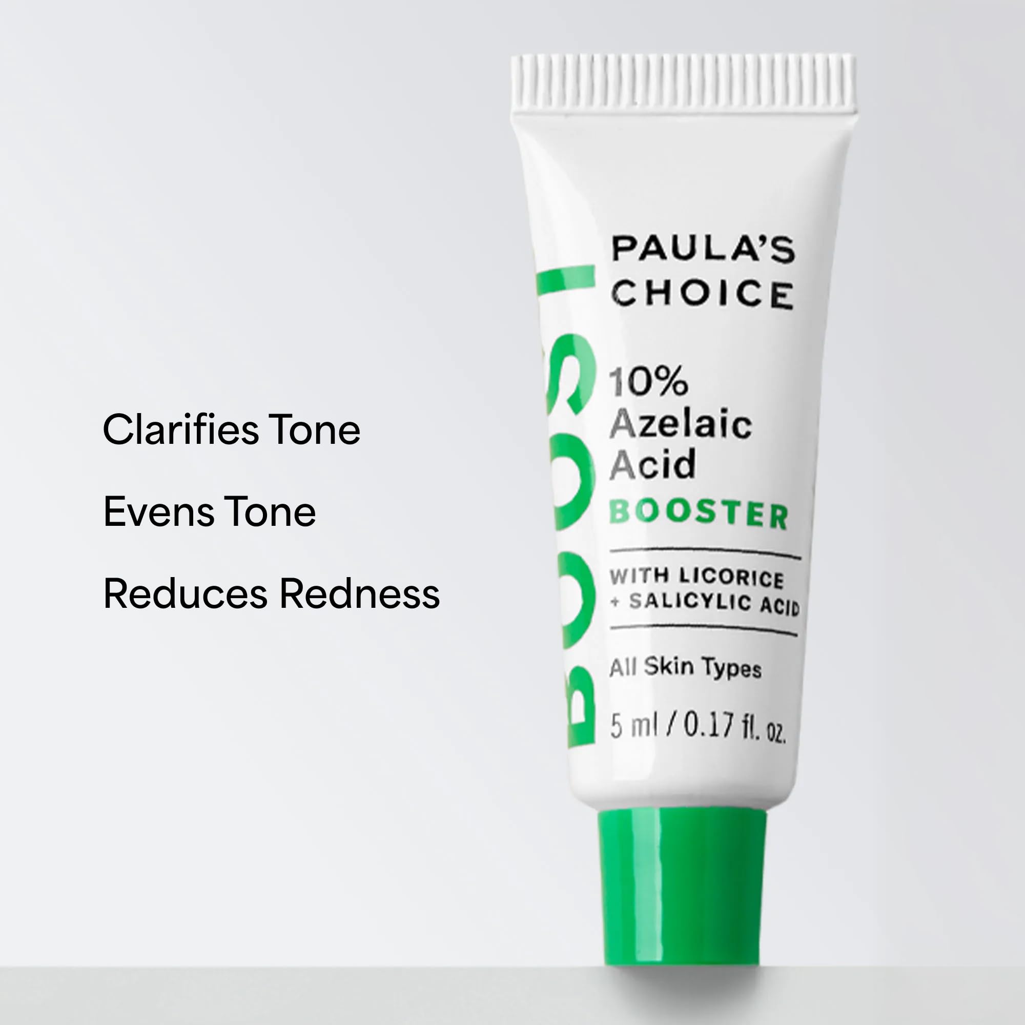 Paula's Choice product in hand demonstrating portability and ease
