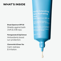 Paula's Choice sheer fluid on hand illustrating non-greasy absorption