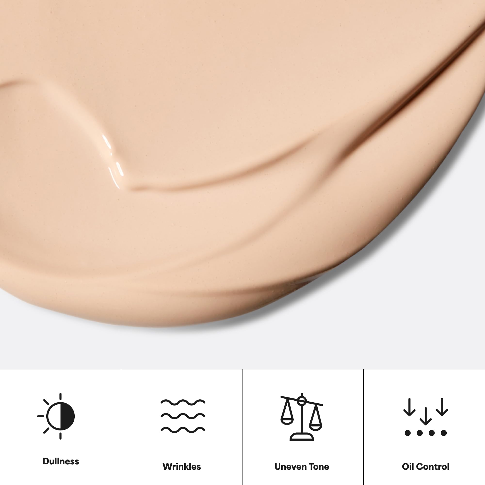 Paula's Choice applying tinted moisturizer on hand illustrating even coverage benefit