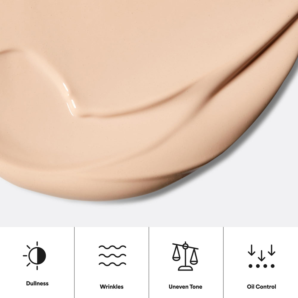 Paula's Choice applying tinted moisturizer on hand illustrating even coverage benefit