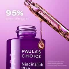 Paula's Choice serum dropper dispensing clear texture for easy application