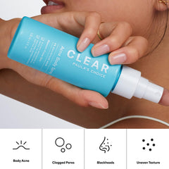 Paula's Choice fine mist texture demonstrating even, lightweight coverage