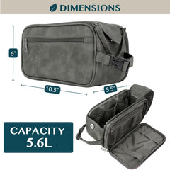 PAVILIA double-zip large opening showing easy access and quick packing benefit