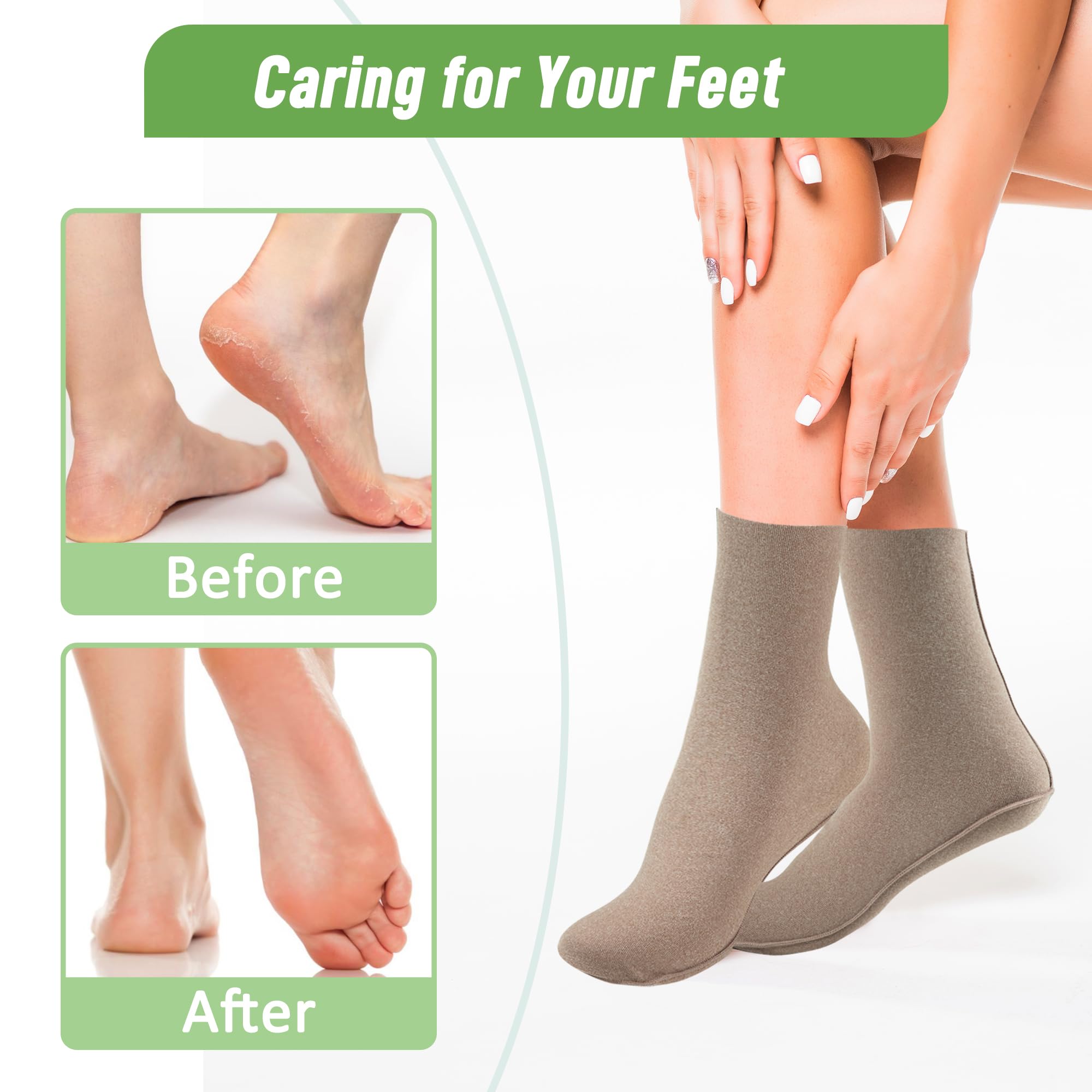 Paw Legend foot wrap beside hand for size scale showing true-to-fit benefit
