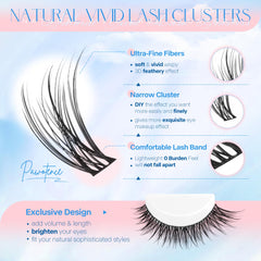 Pawotence lash bond and seal brush showing hold and finish
