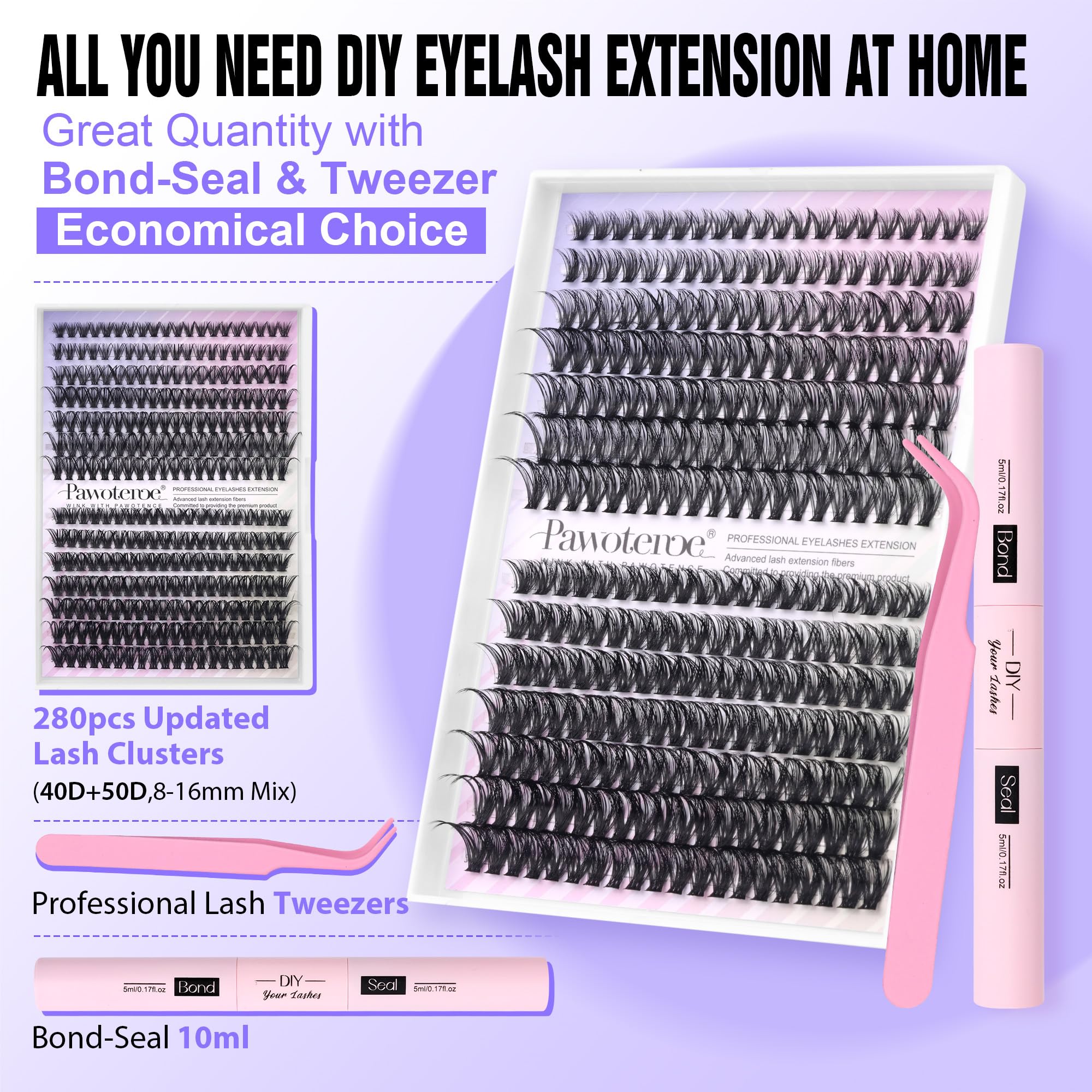 Pawotence individual cluster lengths 8–16mm displayed for choice