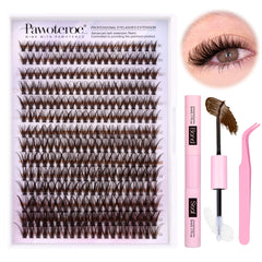 Pawotence front packaging showing kit contents and brown 40D clusters for easy styling