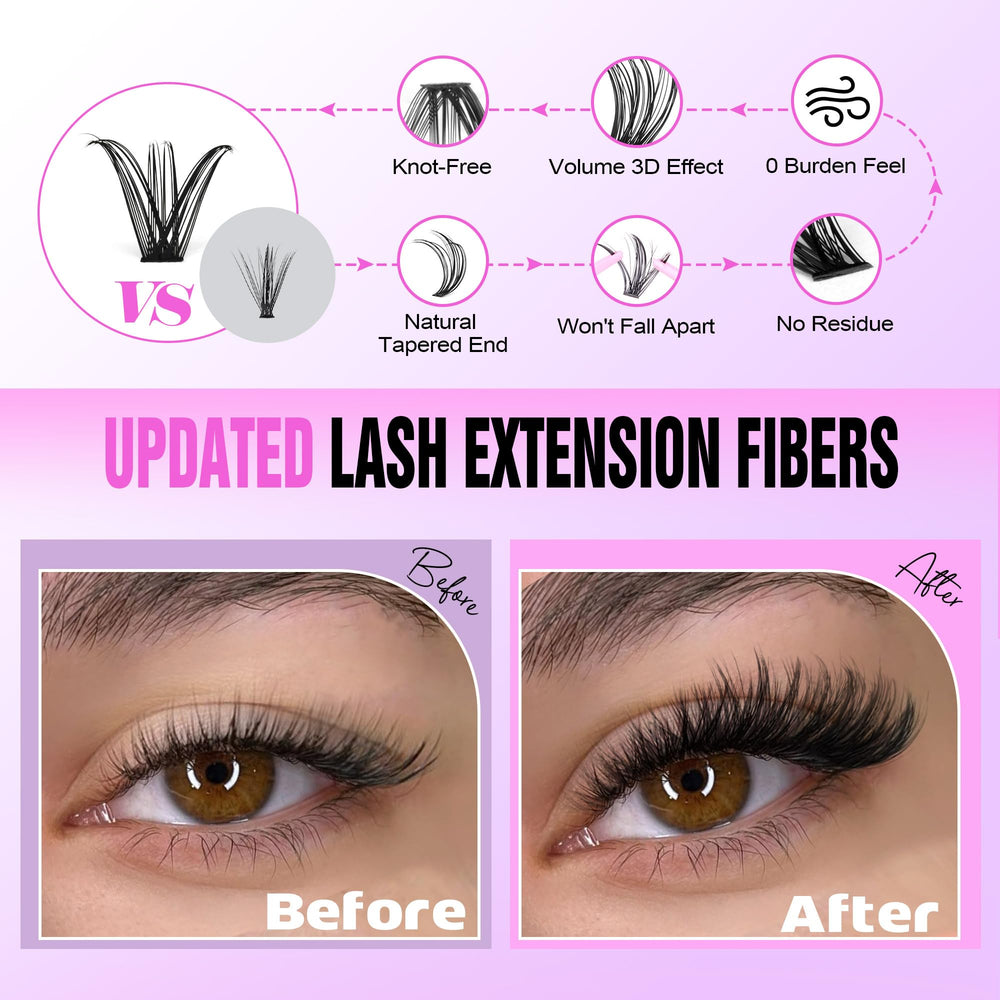 Pawotence lash seal and remover bottles displaying protection and gentle removal