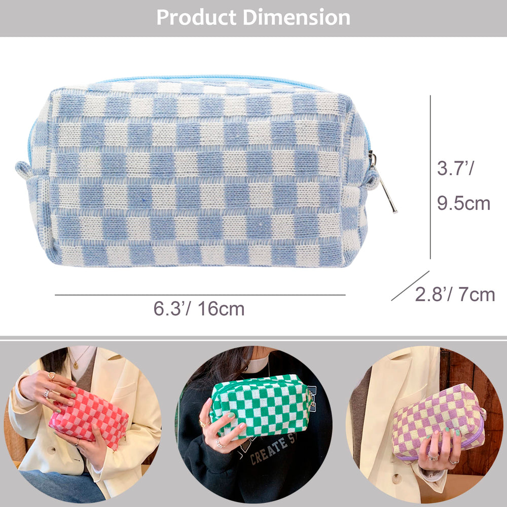 PAZIMIIK pouch next to smartphone showing scale and purse-friendly size advantage