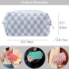 PAZIMIIK pouch next to smartphone showing scale and purse-friendly size advantage