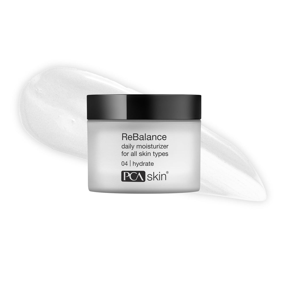 PCA SKIN ReBalance front tube showing packaging and size benefit