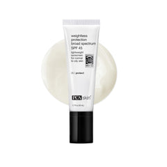 PCA SKIN front packaging showing SPF 45 and lightweight lotion benefit