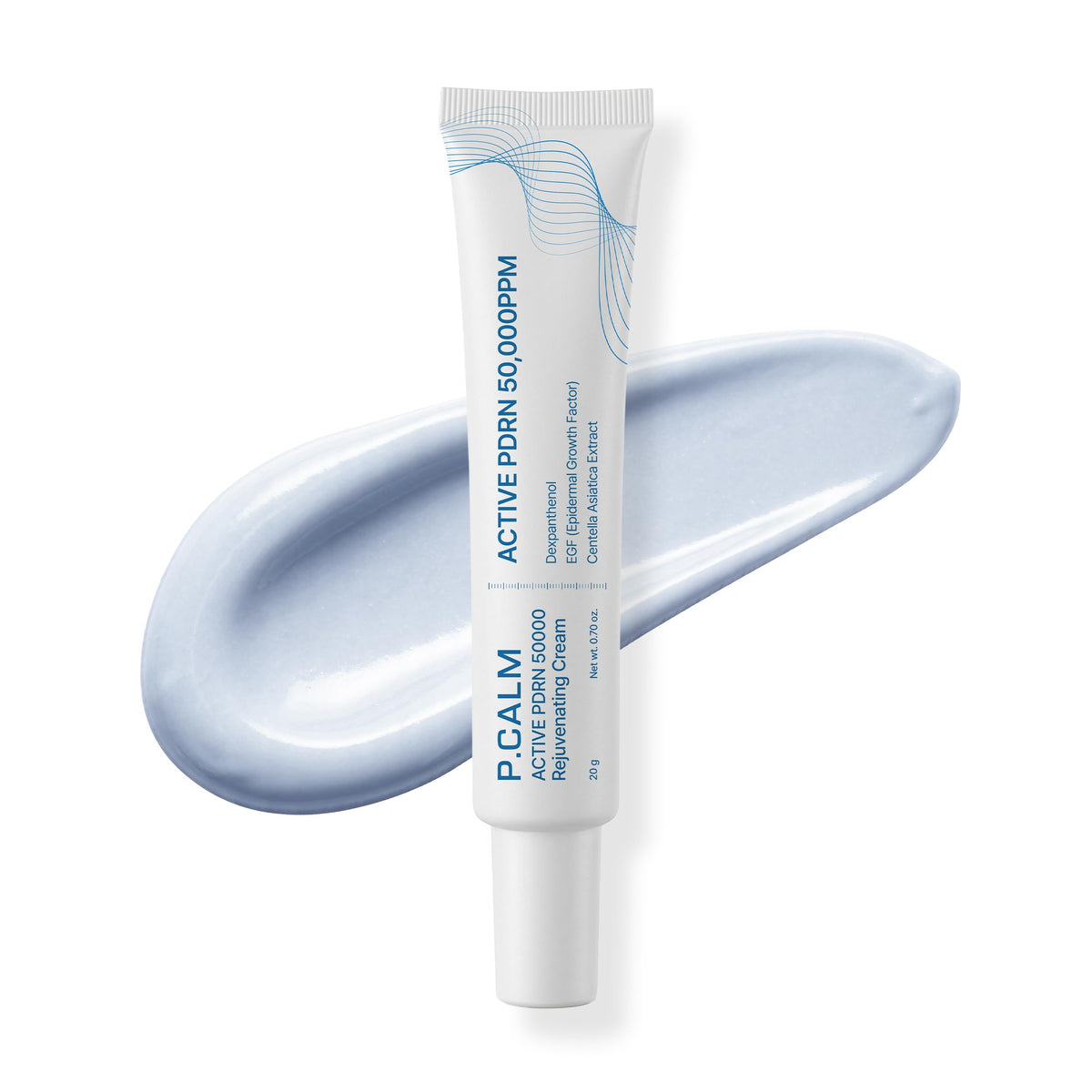 P.CALM front packaging showing product name and clean design, conveys premium care