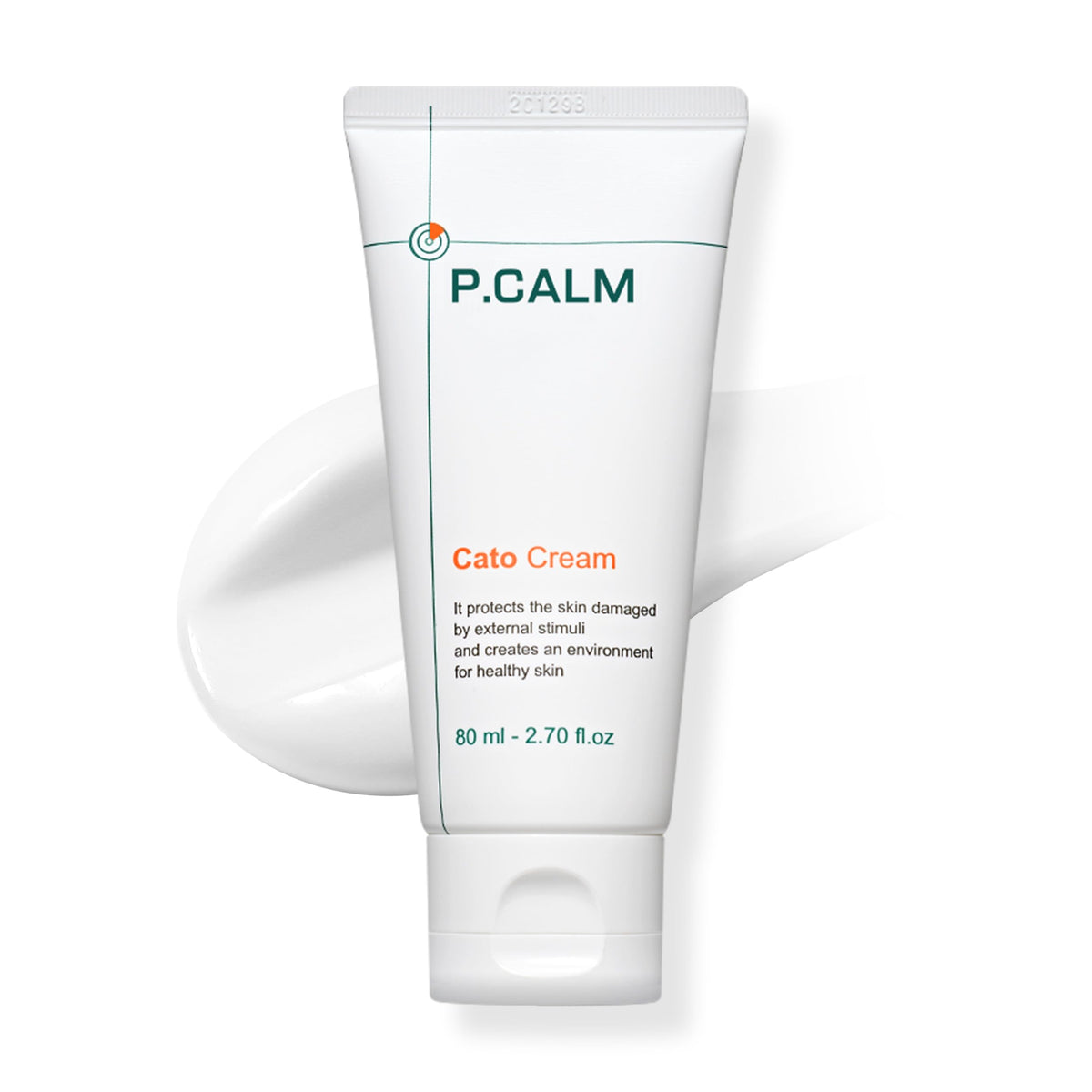 P.CALM front jar view showing compact 80ml packaging and clean branding