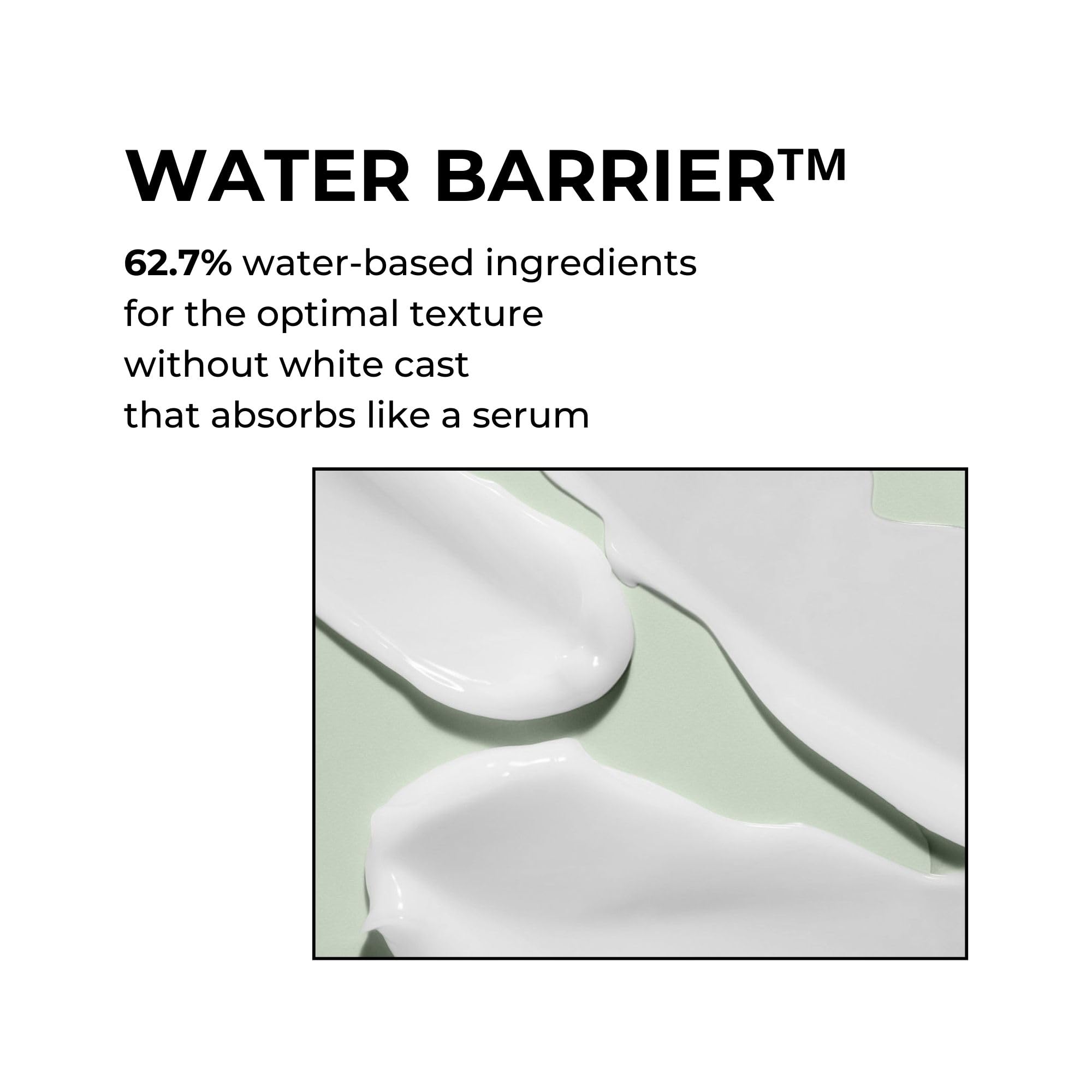 P.CALM on face as makeup base creating a smooth matte canvas for foundation