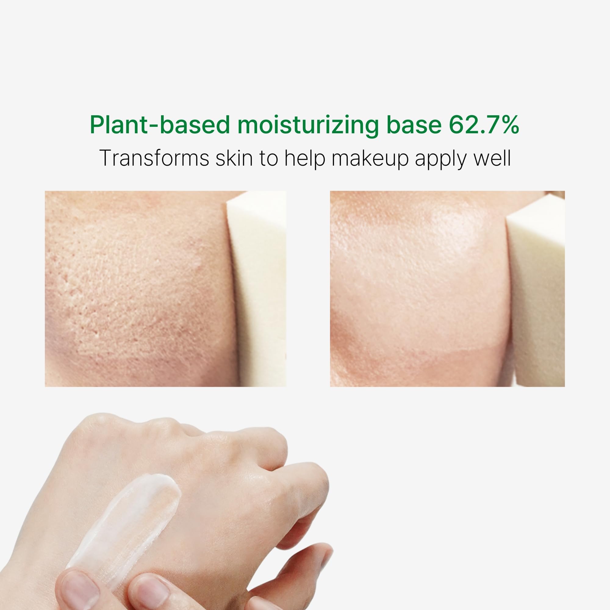 P.CALM tube next to ruler to show compact travel-friendly size and convenience