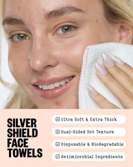 PEACE OUT close-up of soft cellulose fiber texture highlighting gentle absorbency