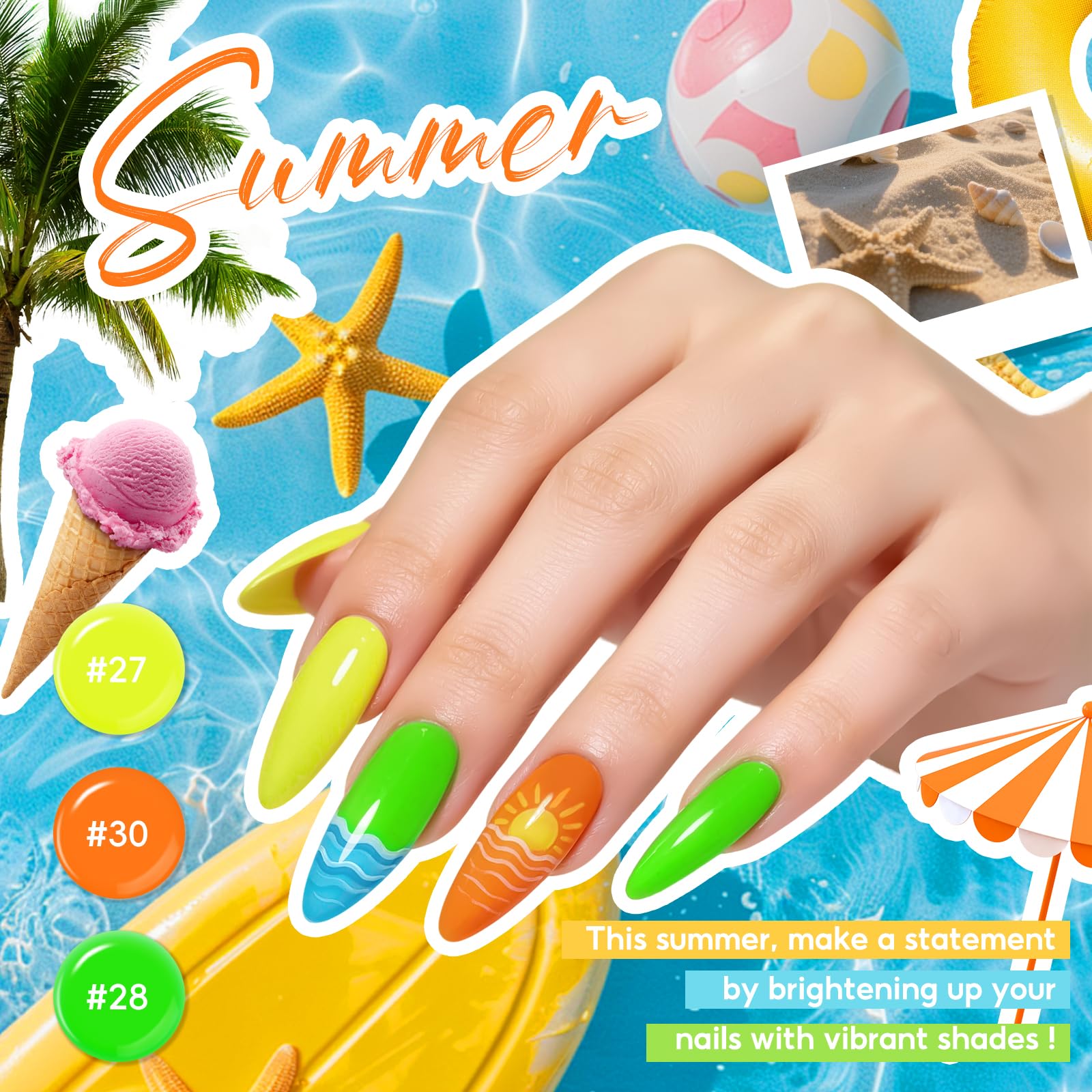 PEACECOLOR glossy top coat bottle and shiny nail sample providing long-lasting shine