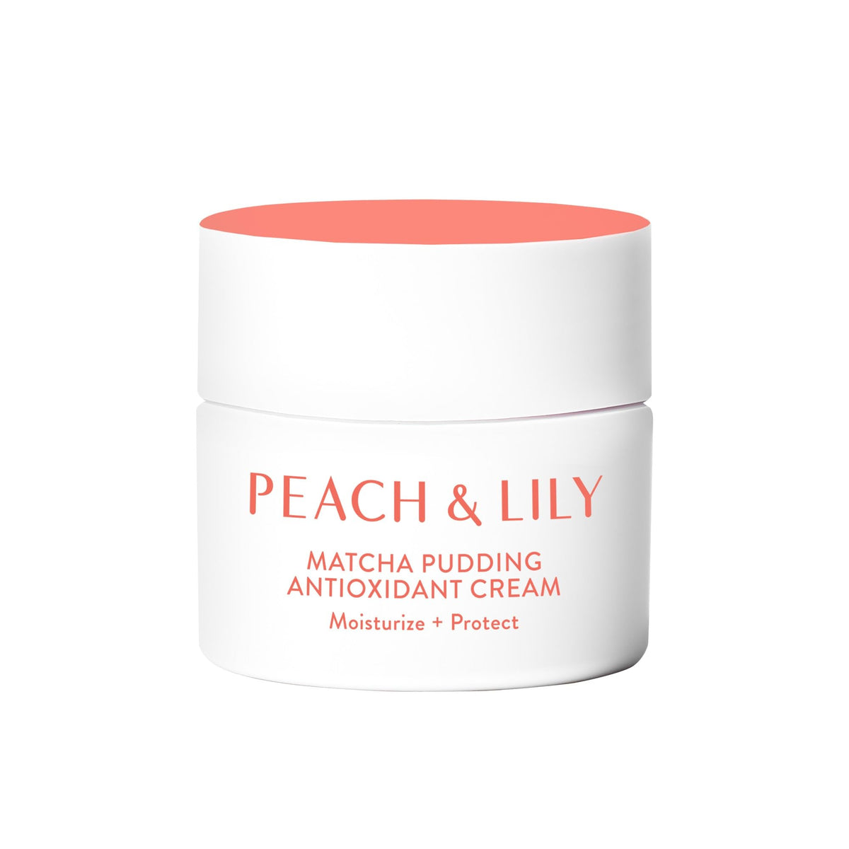 Peach & Lily front jar view showing label and clean design for shelf appeal