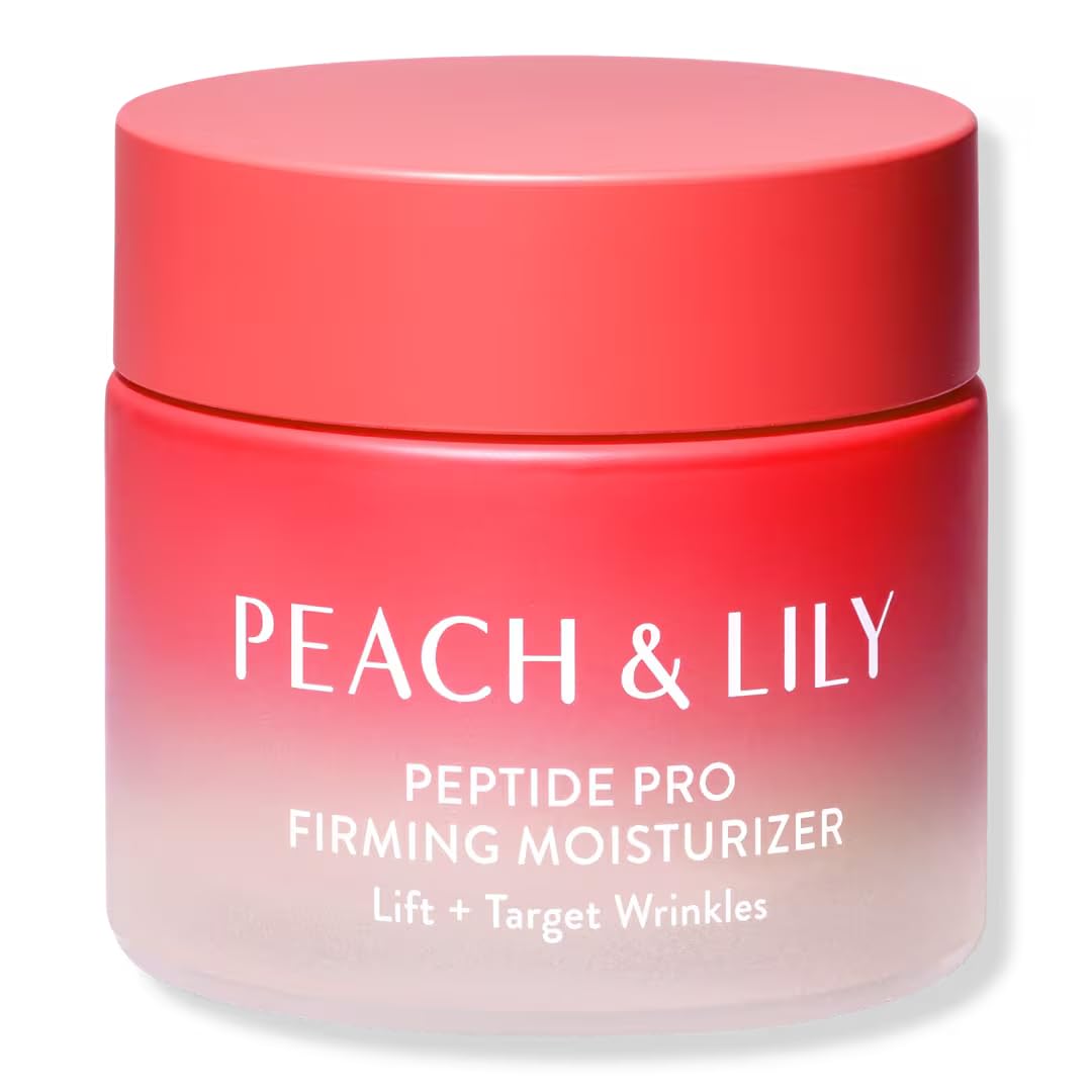 Peach & Lily jar front view showing label and elegant packaging benefit: clear product identity