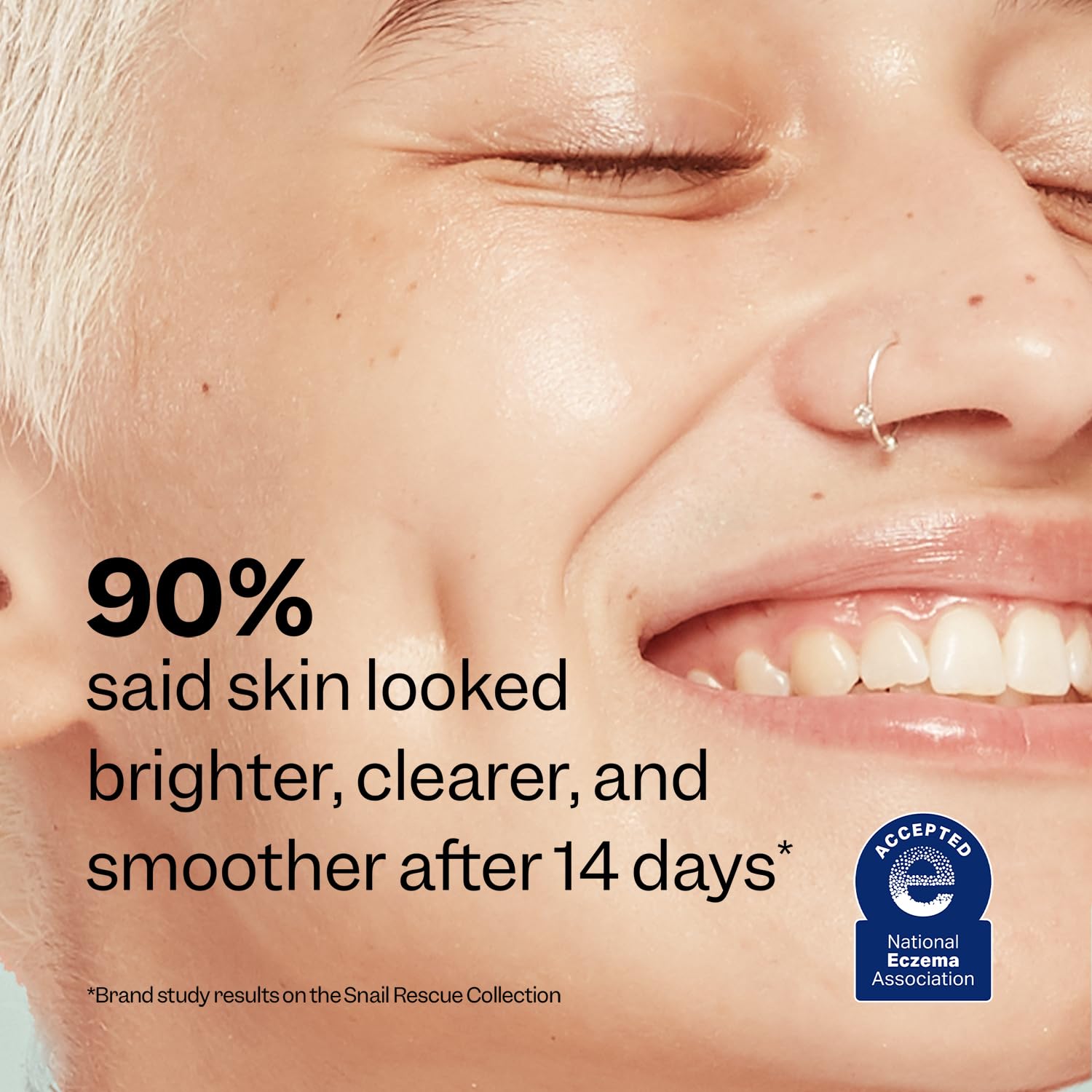 Peach Slices serum on hand illustrating lightweight, fast absorption