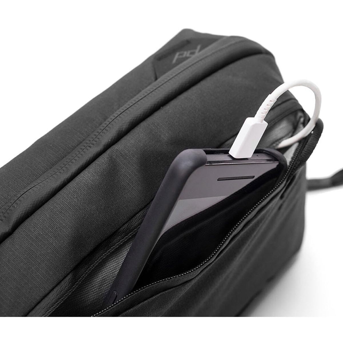 Peak Design tech pouch soft-lined stash pocket protecting earbuds and memory cards safely