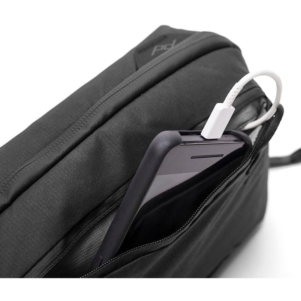 Peak Design tech pouch soft-lined stash pocket protecting earbuds and memory cards safely