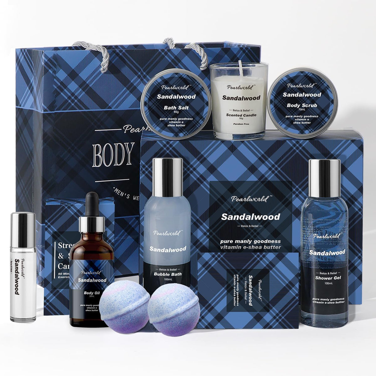 PEARLWORLD front packaging showing complete 12-piece kit and gift box, great presentation