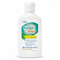 Pedifix FungaSoap front bottle showing clean packaging and travel size benefit
