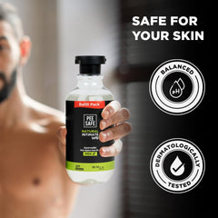 Pee Safe pump action dispensing product for convenient use