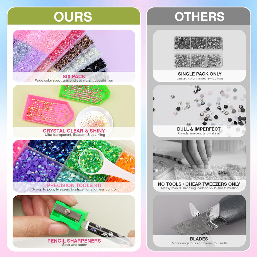 PEISELE small rhinestones applied on nail art showcasing detailed finish