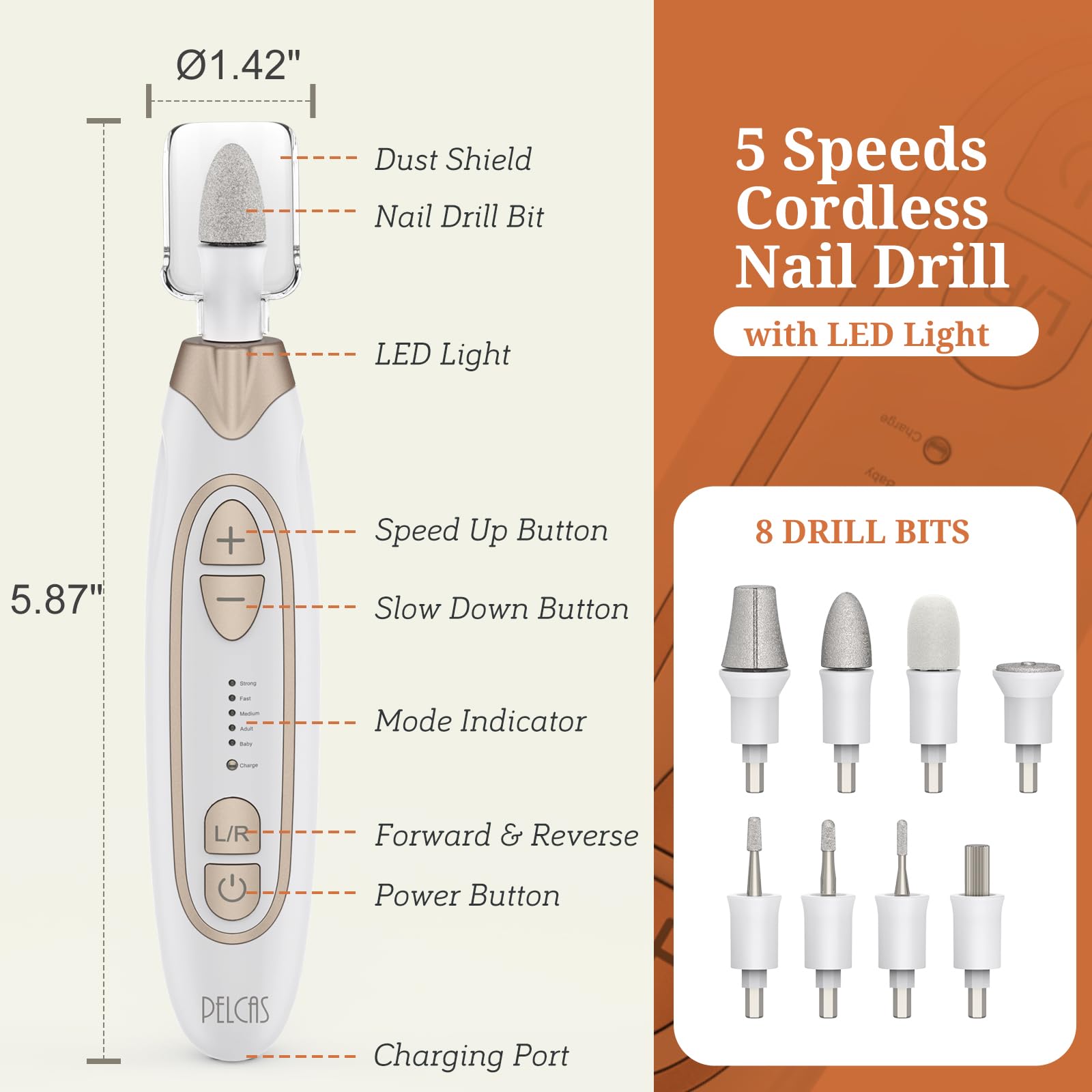 PELCAS used on a toenail illustrating safe trimming and smoother nail edges benefit