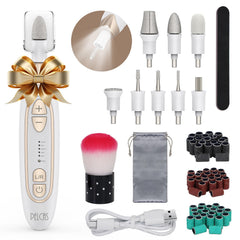 PELCAS front view of the cordless toenail grinder showing compact ergonomic design for easy control