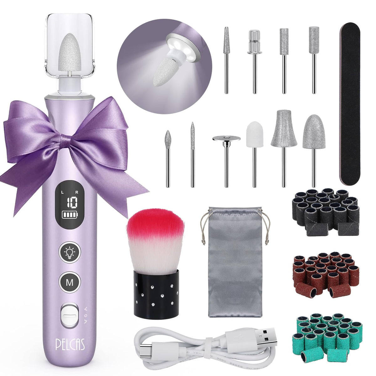 PELCAS front view with accessories shows complete kit benefits