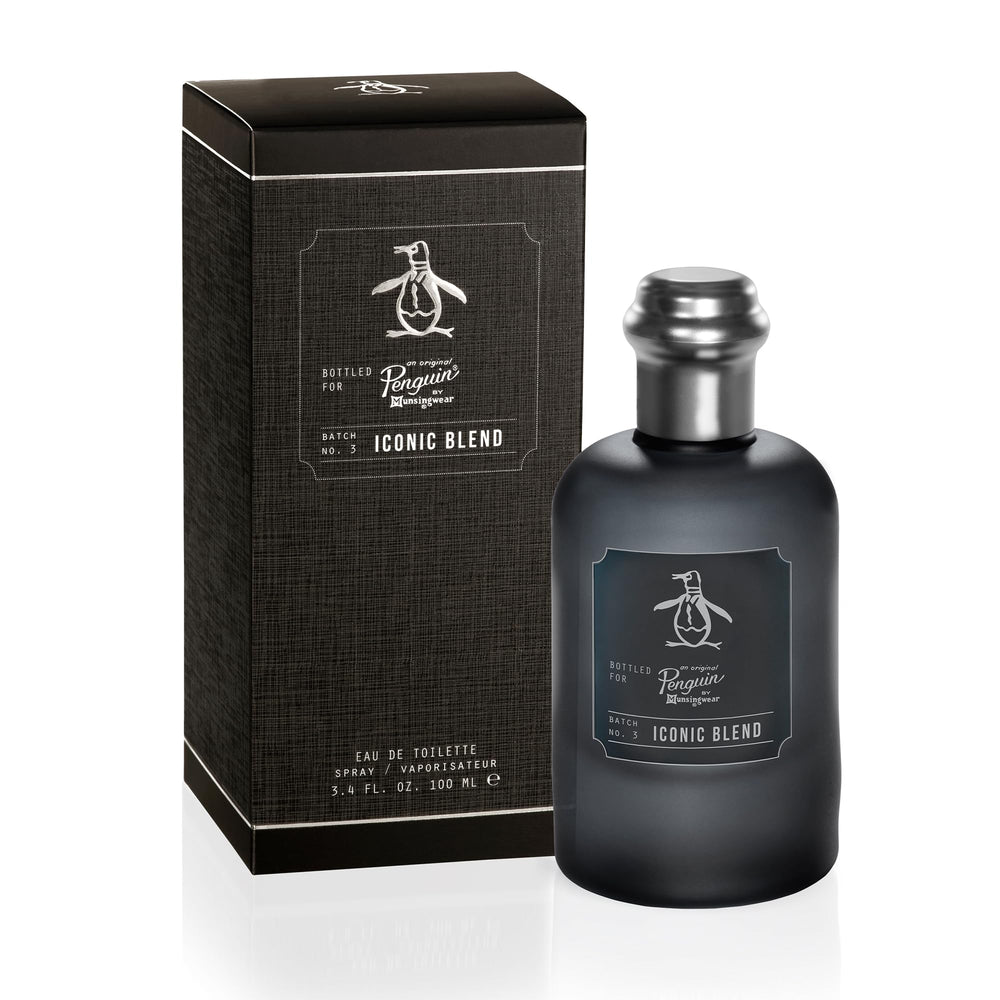 Penguin front packaging showing bottle and box for an elegant presentation and gifting