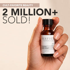 Perfect Formula clear gel texture closeup highlighting smooth finish benefit