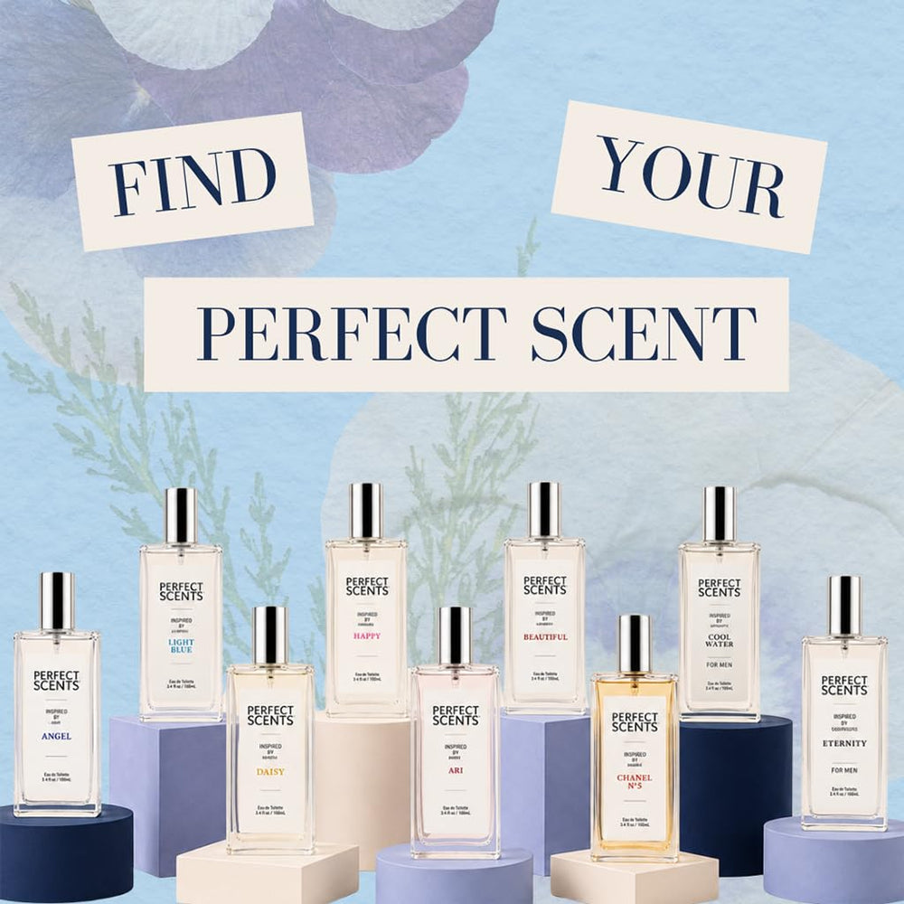 Perfect Scents ingredient visual with peach and jasmine suggesting fresh-floral notes