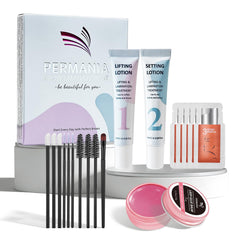 PERMANIA front packaging showing complete brow lamination kit for easy use