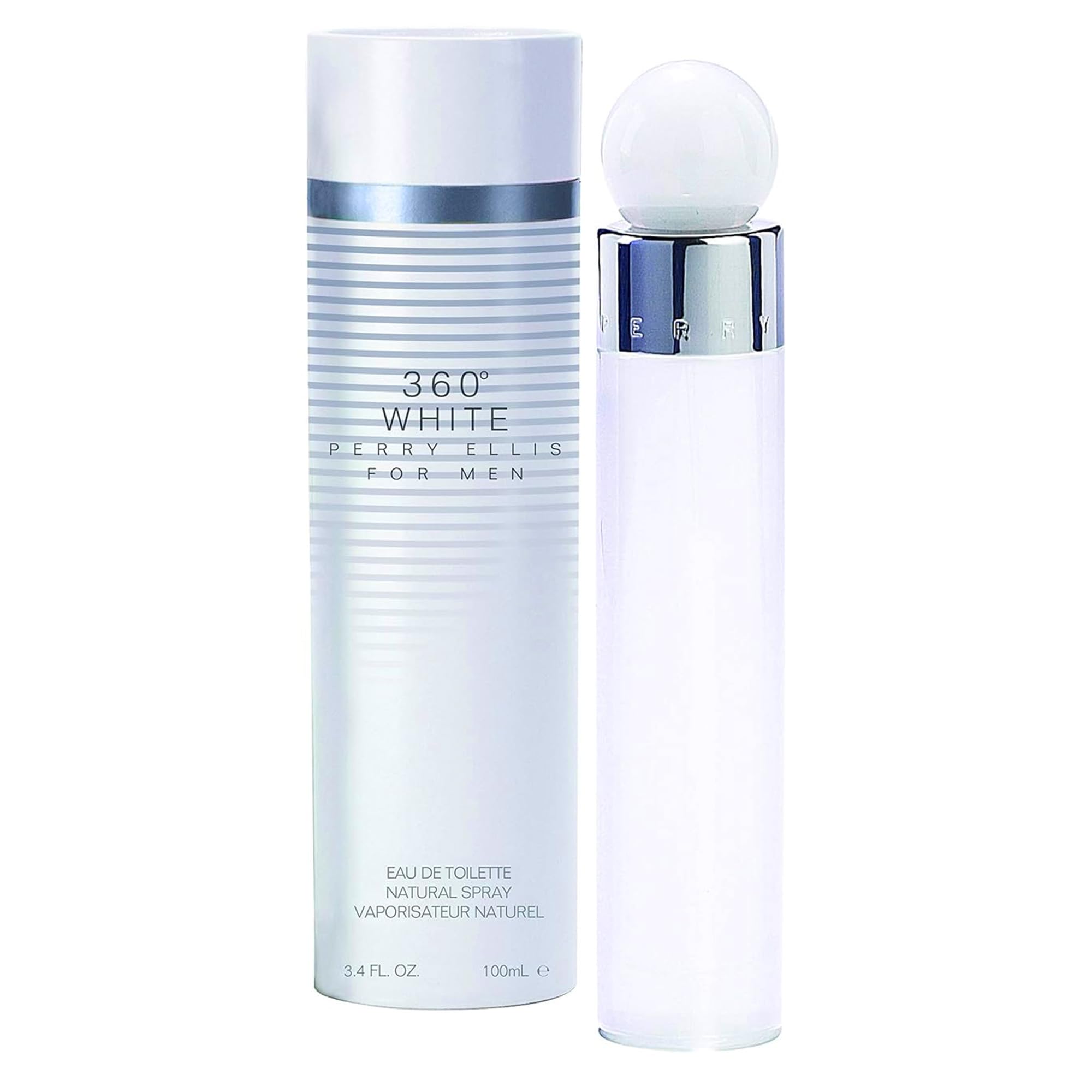 Perry Ellis bottle front view showing sleek design and fresh fragrance benefit