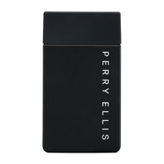 Perry Ellis Midnight front bottle showing sleek label and glass finish, elegant presentation
