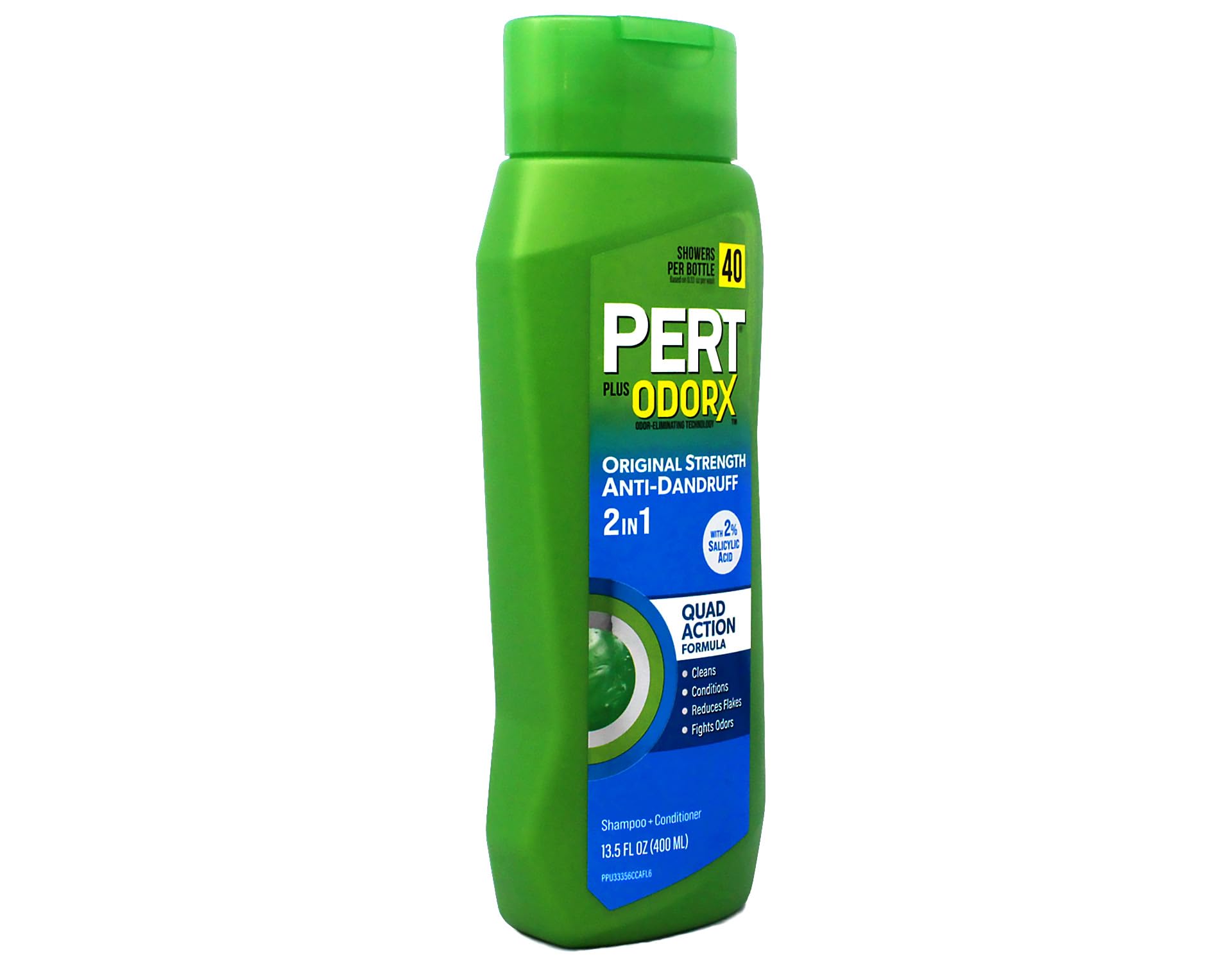 Pert bottle open with product pouring to show easy dispensing benefit