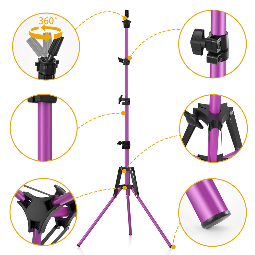 Pet Baby extended to full 63 inches for overhead styling and demos