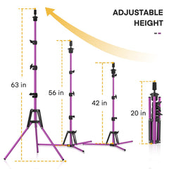 Pet Baby tripod base view showing reinforced legs for wobble-free work