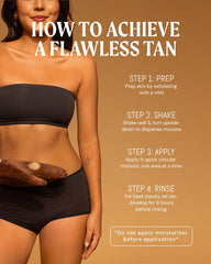 Peta Jane application on arm demonstrating streak-free blending benefit